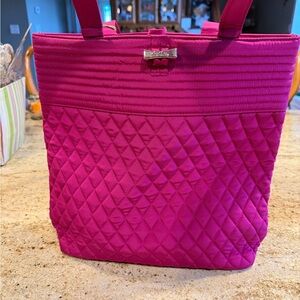 Vera Bradley Fuchsia Quilted Tote